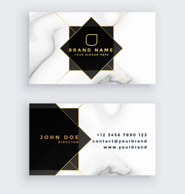 Tampilan mewah dengan aksen marmer